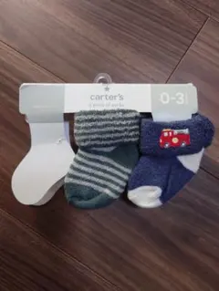 ベビーソックス カーターズ ベビー靴下 4足 0-3ヶ月 未使用