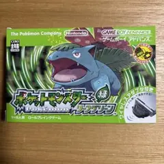 【箱のみ】ポケットモンスター 緑 リーフグリーン 外箱　説明書付