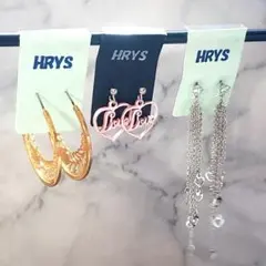 HRYS ヒリス アクセサリー 3点セット ピアス・イヤリング 未使用品