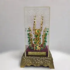 金冠塚 新羅 国王 金冠 レプリカ 韓国 古代王朝 王冠 模型 ガラスケース 展示用 インテリア オブジェ 260120-8T 金メッキ 韓国 国宝王冠 天馬塚 新羅の金冠 24K 金銅冠 - メルカリ