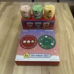 ちいかわ エニマイくじ 2024 E賞 プレート、キャンドルセット