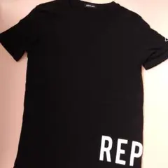 REPLAY 黒 Tシャツ ロゴプリント　Ｓsize
