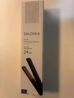 SALONIA サロニア ストレートヘアアイロン　ネイビー 24mm