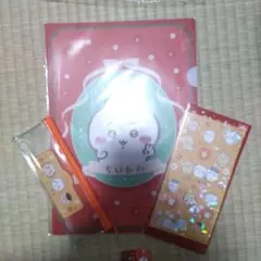 キャンドゥちいかわファイルビニールペンポーチくりまんじゅうシーサーキラキラシール