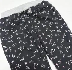 音符とハートプリント長ズボン　120cm