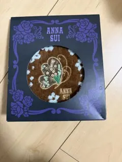 ANNA SUI 蝶と花柄 ハンカチ