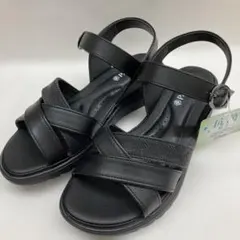 新品未使用Pansy サンダル ブラック Mサイズ 23cm23.5cmのサムネイル