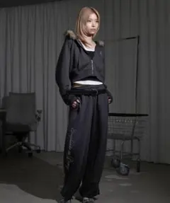 バルーンスウェットパンツ セットアップ