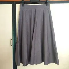 Te chichi TERRASSE 膝丈 フレアスカート グレー