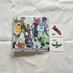 ポケモン　デコキャラシールホルダー　おまけシール付き