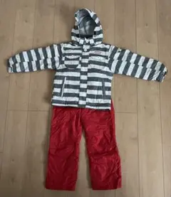 子ども用 スキーウェアセット フード付き