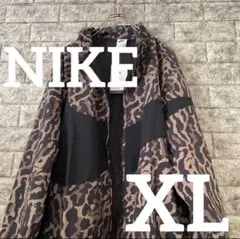 期間限定セール♪ナイキ★豹柄★ナイロンジャケット★レディース【ユニセックス】XL