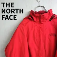 ザノースフェイス☆マウンテンパーカー Ｌ レッド　花柄　GORE-TEX