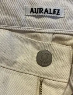 オーラリー AURALEEハードツイスト デニム 5ポケット W34