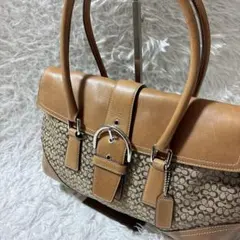 希少⭐️COACH コーチ　ソーホー　SOHO シグネチャー　バッグ　Y2K