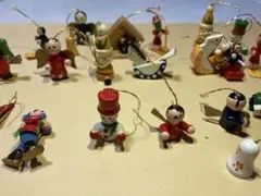 木製クリスマスオーナメントセット