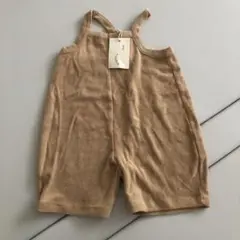 オーガニックズー　organic zoo クロップドオーバーオール 1-2Y