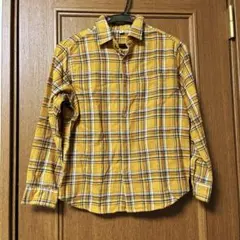 UNIQLOチェック柄長袖シャツ 140