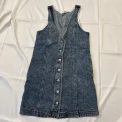 ジャンパースカート　デニム　GU