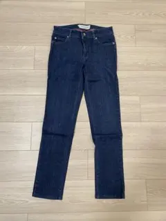 【美品】ヘンリーコットンズ ストレッチデニム 40 スタッズ 濃紺 チュニジア製