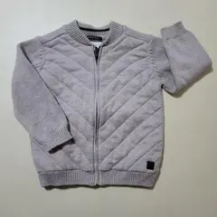 ZARA グレー ジップアップジャケット 2-3歳