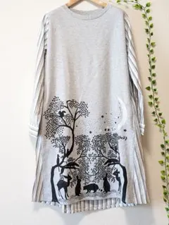 グラニフ ひざ丈ワンピース