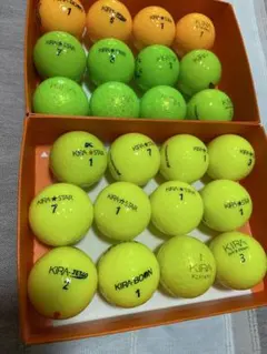 キャスコ　KIRAシリーズ　 ロストボール24球＋オマケ球