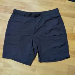 美品☆ユニクロ ナイロンギアショーツ☆XLネイビー