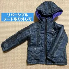 any FAM 中綿コート リバーシブル フード チェック