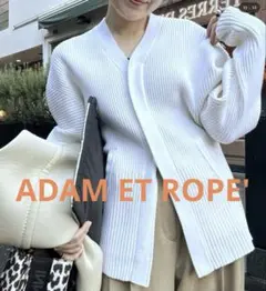 アダムエロペ　フォルムリブカーディガン　ニットIENA ミラオーウェン　ZARA