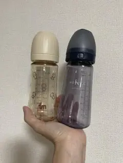 プラスチック製哺乳瓶 2本セット