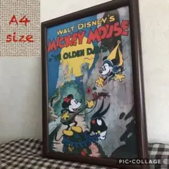 ディズニー ポスター ミッキーミニー！ヴィンテージアート - メルカリ