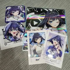 ホロライブEXPO 色紙　チェキ　スクエア缶バッジ　オーロ・クロニー