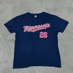 90s MLB ミネソタツインズ カットソー地ユニフォーム ゲームシャツ 古着 スターター Starter MLB MINNESOTA TWINS ミネソタツインズ
