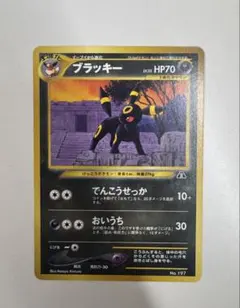 ポケカ ブラッキー 旧裏 neo プレミアムファイル2 No197のサムネイル