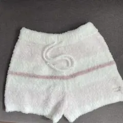 新品　ジェラートピケ　 ホワイト ピンク ストライプ ショーツ