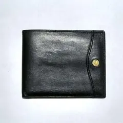 GOLD PFEIL ゴールドファイル 折り財布 ブラック 本革 ミニマリストのサムネイル