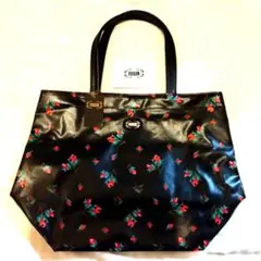 新品 フェイラー PVC トートバッグ リアローズ マチ付き タグ有り