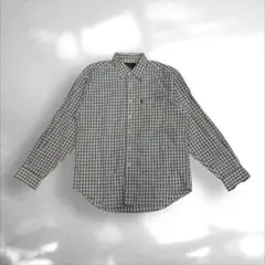 Ralph Lauren チェック柄 長袖 コットン シャツ Lサイズ S619