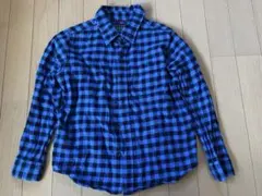 UNIQLO チェック柄 長袖シャツ 130