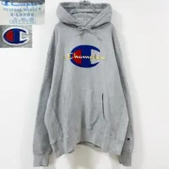 5XL相当　70s復刻　US規格　チャンピオン　リバースウィーブパーカー　刺繍