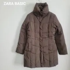 ザラベーシック　ダウンコート　ダウンジャケット　ダウン　フェザー　ベルトなし