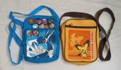 ポケモン ショルダーバッグ 2点セット 缶バッジ付きのサムネイル