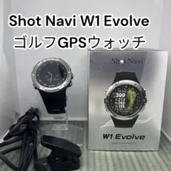 【訳アリ・新品】ShotNaviショットナビ　W1Evolveホワイトブラック 楽天市場】【25年継続モデル】ショットナビ GPSゴルフウォッチ