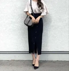 rienda Off Shoulder Flare SLV TOPのサムネイル