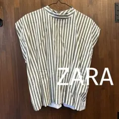 新品　ZARA ザラ　ストライプ柄　トップス　Tシャツ　カットソー