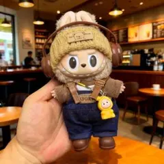 限定価格 Labubu 服ラブブぬいぐるみ着17cm ぬい服着せ替え服6点セット