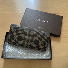 GUCCI チェック柄 長財布