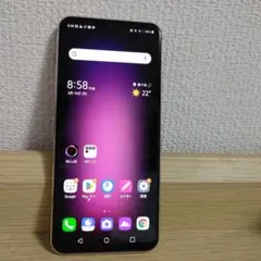 バッテリー新品交換済み　LG V60 ソフトバンク　SIMフリー　訳ありのサムネイル