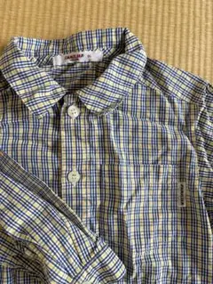 Familiar チェック柄 長袖シャツ 90